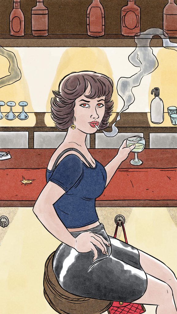 Ilustración para la sección "Cuento del mes" para la revista El Cultural.