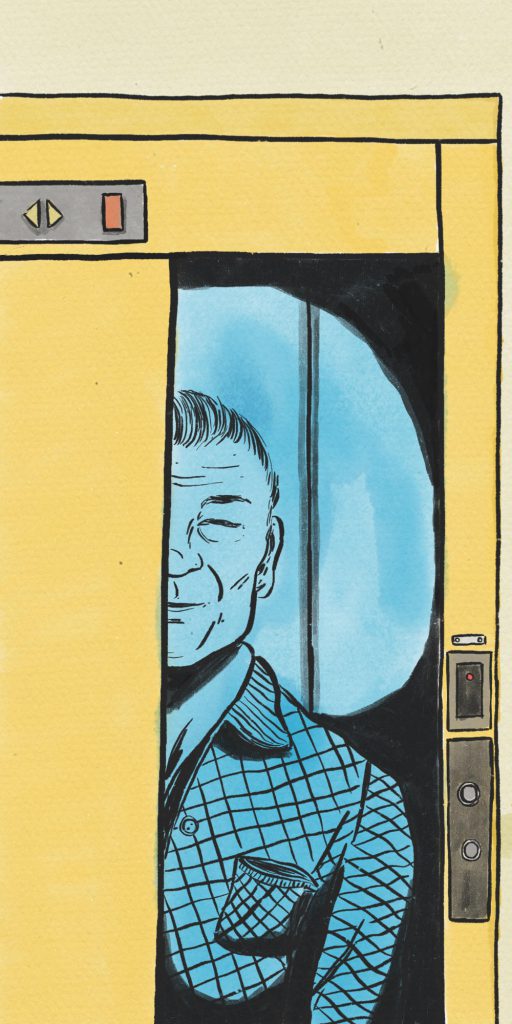 Ilustración para la sección "Cuento del mes" para la revista El Cultural.