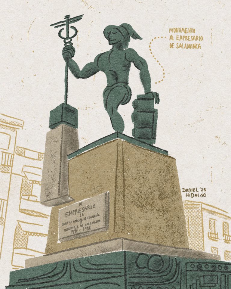 El monumento al empresario de Salamanca